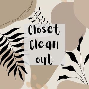 Closet clean out sale!!!